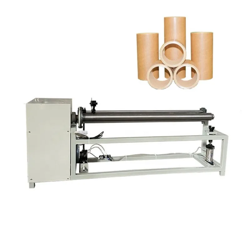 2026 Cheap Price Pneumatic Paper Tube Cutting Machine with Single/Multiple Blades Foot Control 1.5kW Power