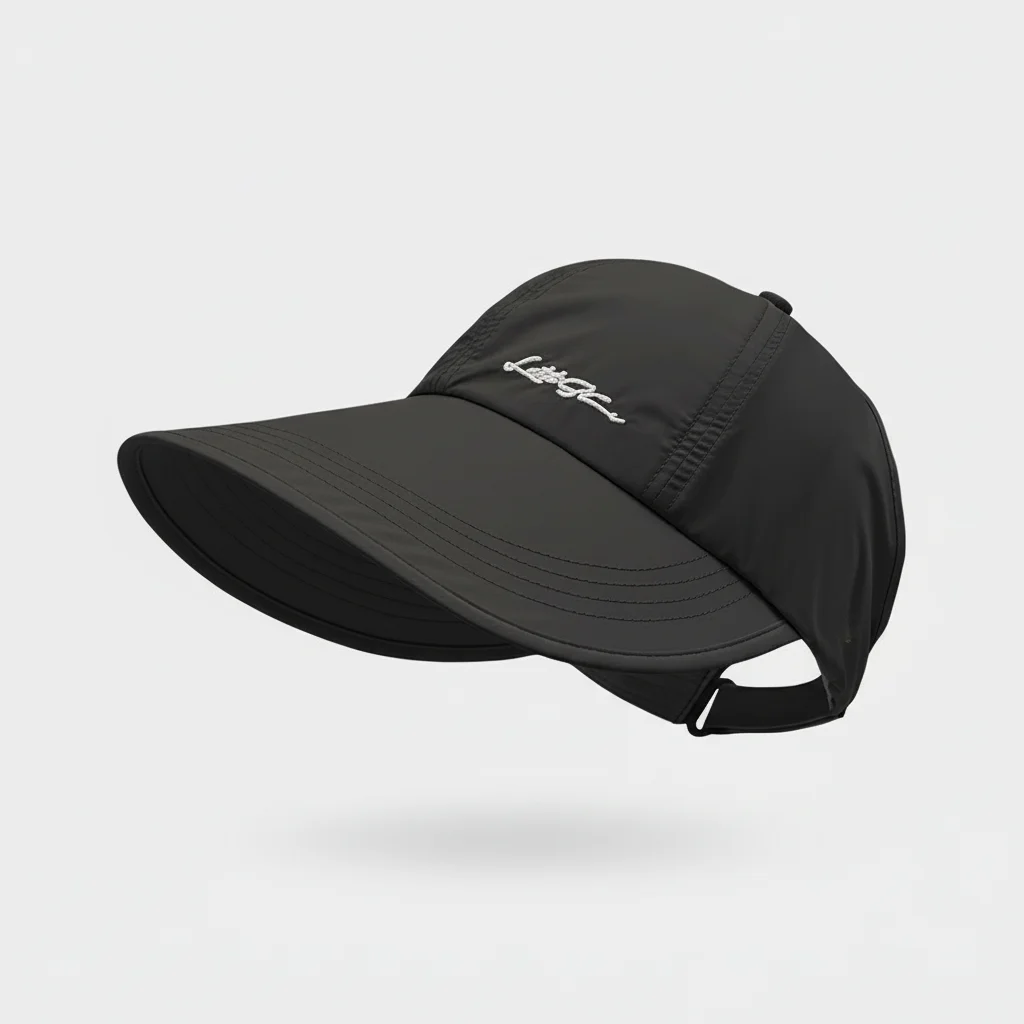 Women's Sun Protect Hat With Wide Brim And Ponytail Opening For Outdoor Activities