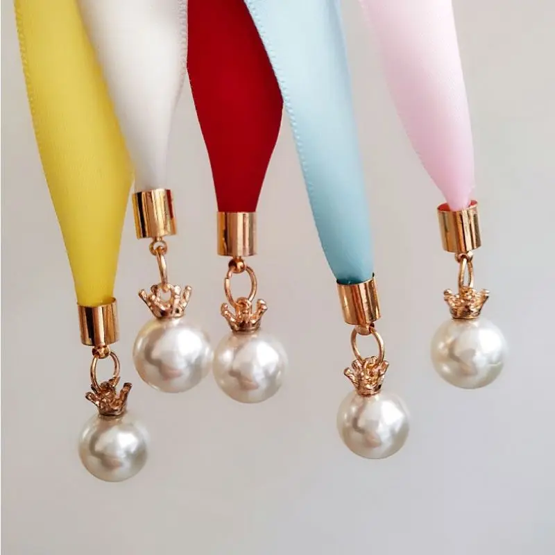 Special Offer~~All-match Simple Multi-color Crown Pearl Pendant Ribbon Wedding Belt/DIY Dress Belt 292