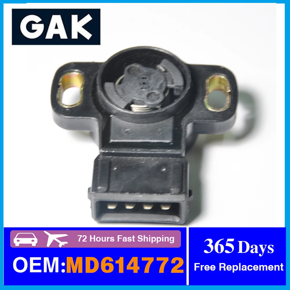 GAK MD614772 Throttle Position Sensor For MITSUBISHI 3.5L V6/1.8L 2.4L L4 19971998 1999 2000 2001 2002 MD614734,TH247,TPS4073