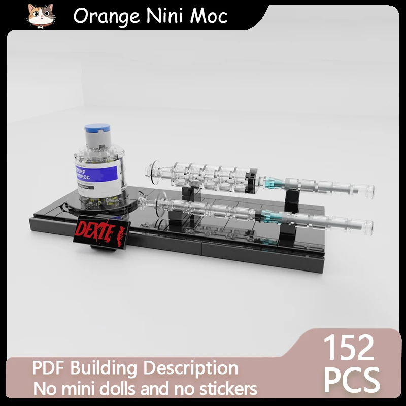 

Magical Movie Model MOC Building Bricks Dexterd Syringe Kit Display Modular Technology Gifts Holiday Assemble Children Toys Suit