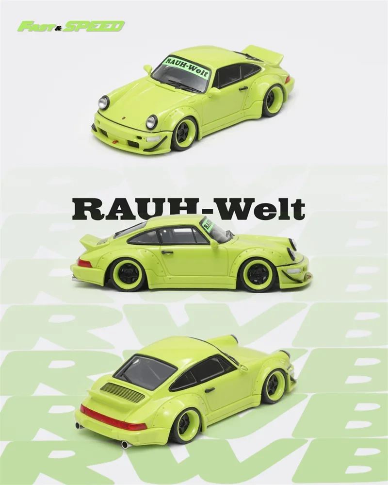 (Pre-Order) Fast Speed FS 1:64 Rauh-Welt RWB964 Duck Wing Limited499 Diecast Collector's Vehicle Model Car