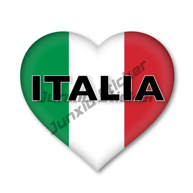 

ITALIAN HEART Flag, Car, Van Decal Sticker