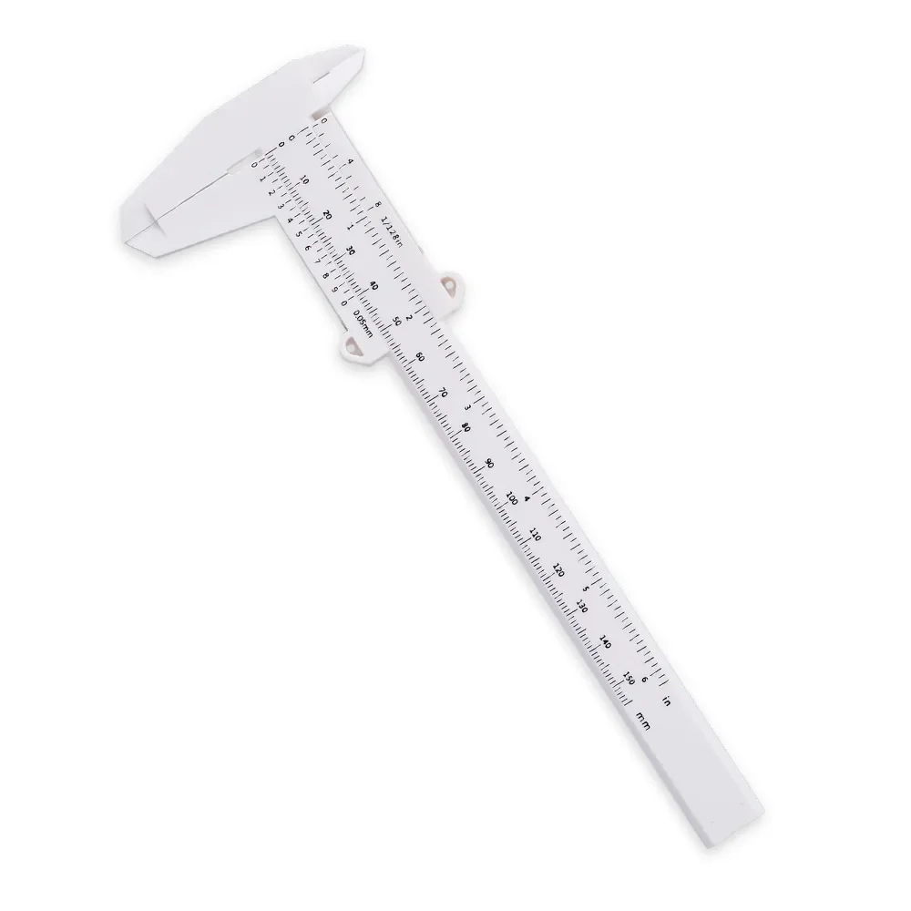 

Portable 150MM Plastic Eyebrow Measuring Vernier Caliper Tattoo Caliper Ruler Plastic Permanent Makeup Measurement Tools