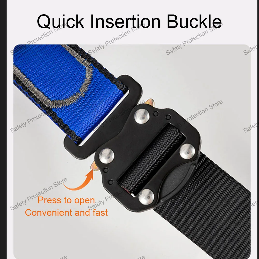 Five Point High-altitude Work Safety Harness Full Body Safety Belt Outdoor Climbing Training Construction Protection Equipment