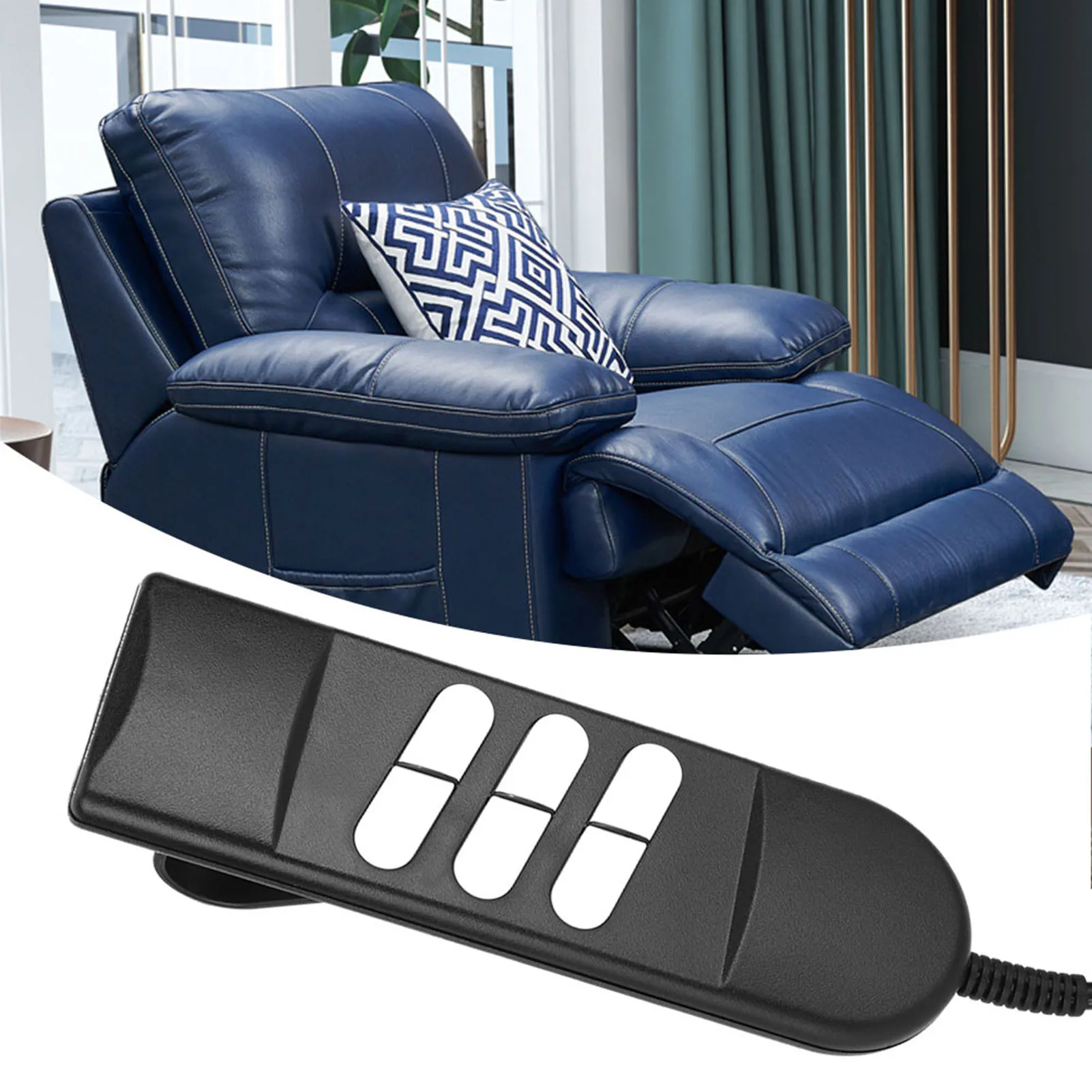 6 Button Sofa Controller Lift Chair Hand Control Switch for Home Appliance Adjustable Bed 5‑pin