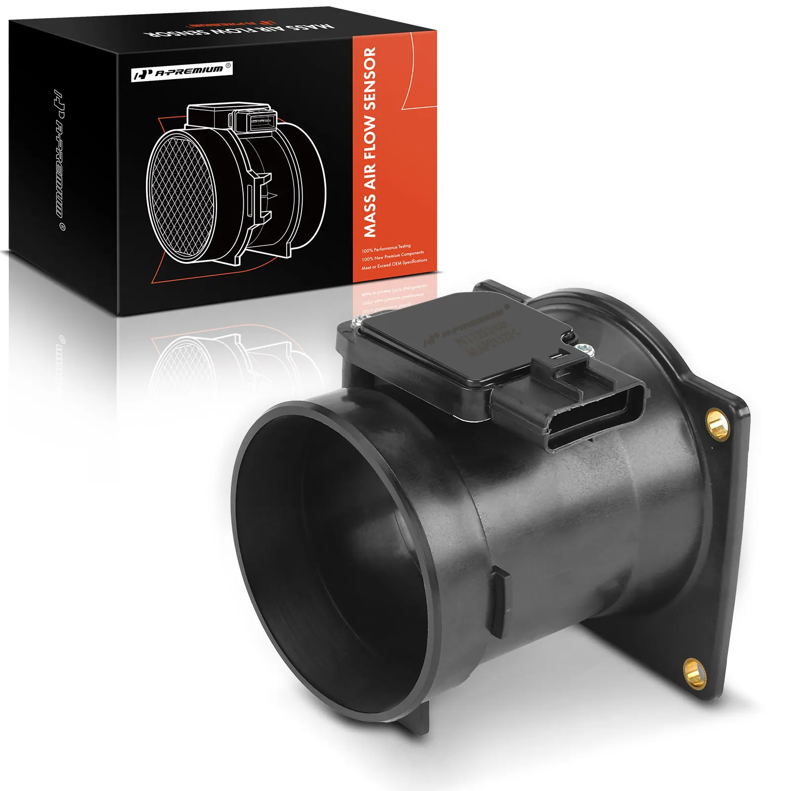 A-Premium Mass Air Flow Sensor (MAF) with Housing for Ford F-150 2001-2003 Mustang 2003-2004