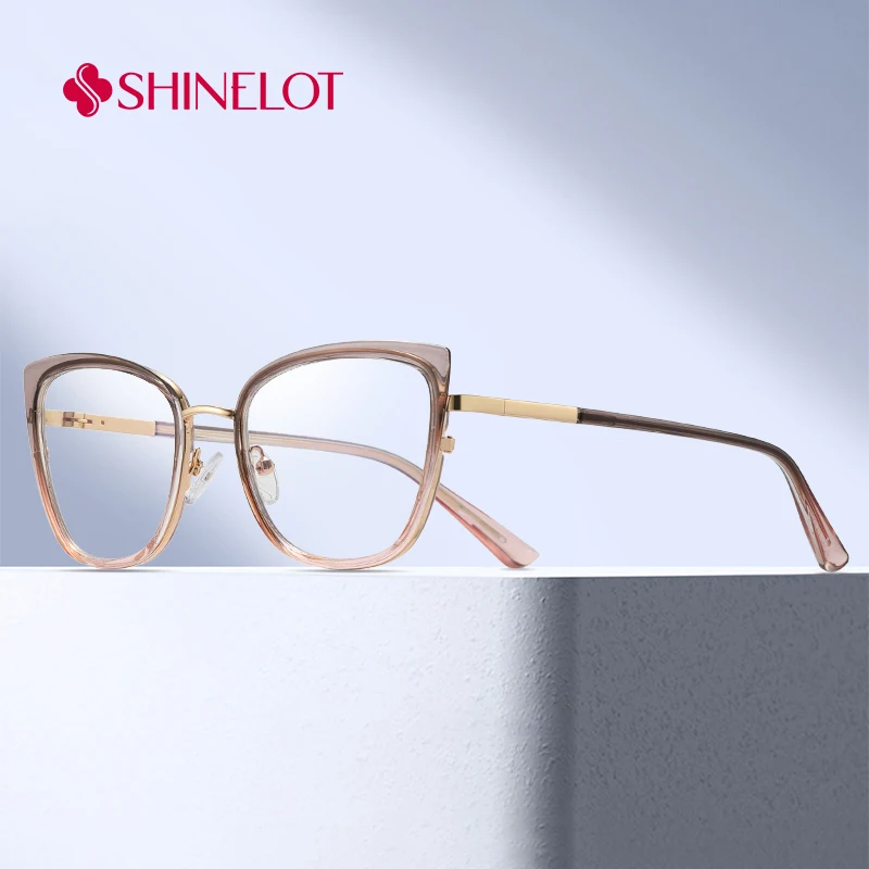 

82187 Retro College Girls Glasses Women Cat Eye Prescription Eyeglasses Frame Eye Protection Youth Style Party Eyewear