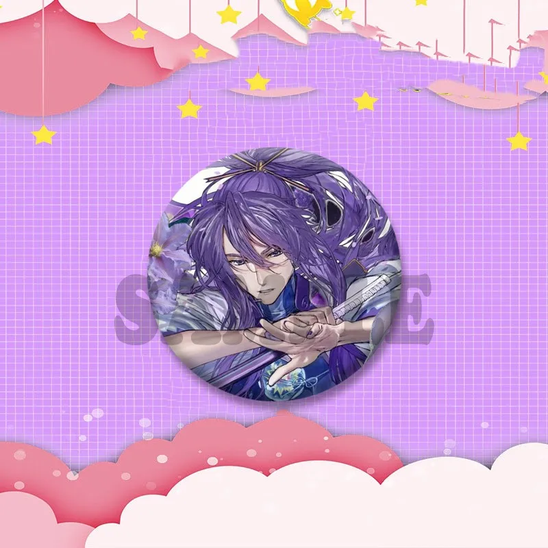 Niedliche virtuelle Sänger-Brosche „Kamui Gakupo“ – Cartoon-Charakter-Emaille-Pin, Cosplay-Schmuck, Abzeichen für Rucksack, Hut, Accessoires, Spielzeug, Geschenk – Detail 4
