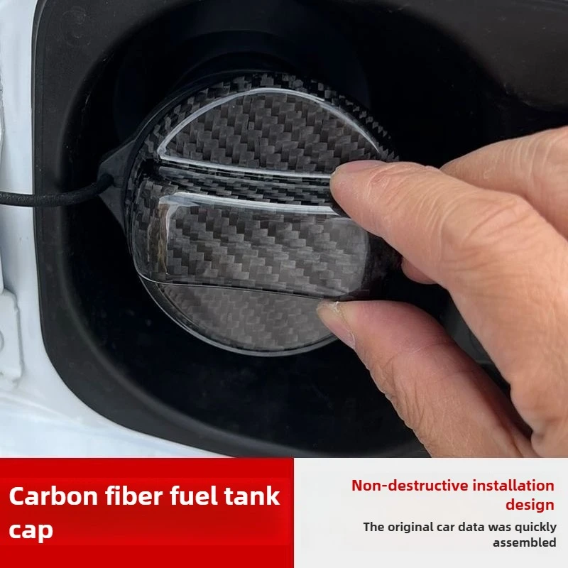 カーボンファイバー燃料タンクキャップポルシェ-911-718-カイエンパナメーラボクスターマカン車の燃料タンクキャップ装飾カバー