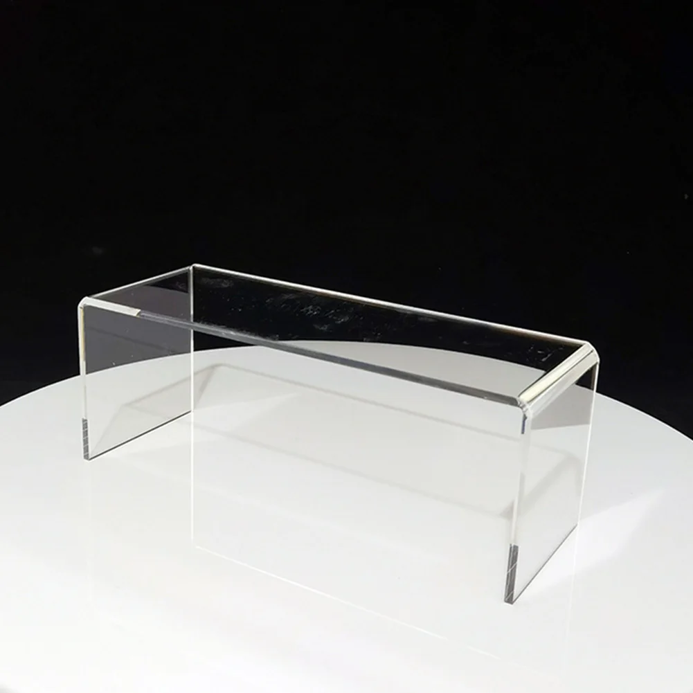 5Pcs/Set Acrylic Display Stand Cake Toy Model Jewelry Showcase Display Stand Put Doll Car Model Trapezoidal Shelf Display Stand