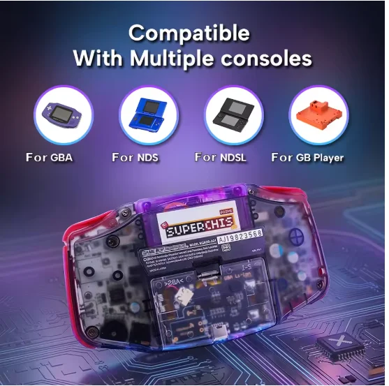 The latest 2026 SuperChis Prime Game Reader Cart for Nintendo GBA/NDS/GBA SP/GB Player SDRAM Powered by SuperFW NOR Flash