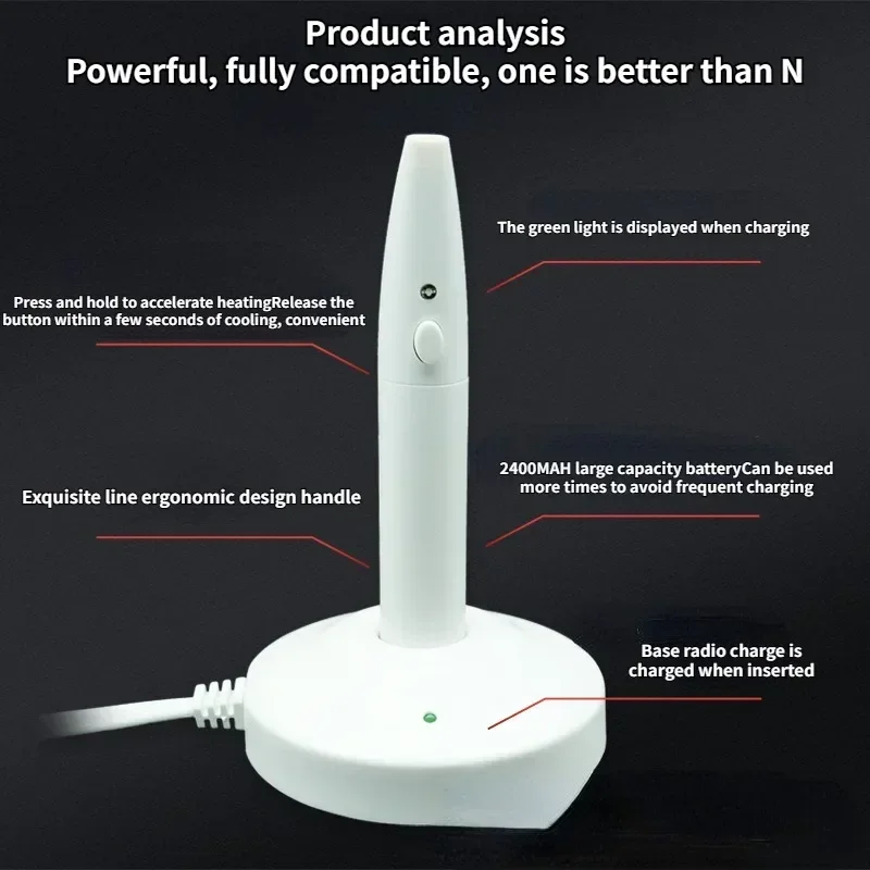 Tooth Glue Tip Cutter Hot Melt Pen Filling Pen Hot And Cold Dental Glue Fuse Autoclaved At High Temperature Reuse Dental Tool