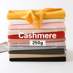 Écharpe en Cachemire de Marque de Luxe pour Femme, Bandana à Pompon, Châle Enveloppant, Pashmina, Tippet, Hiver