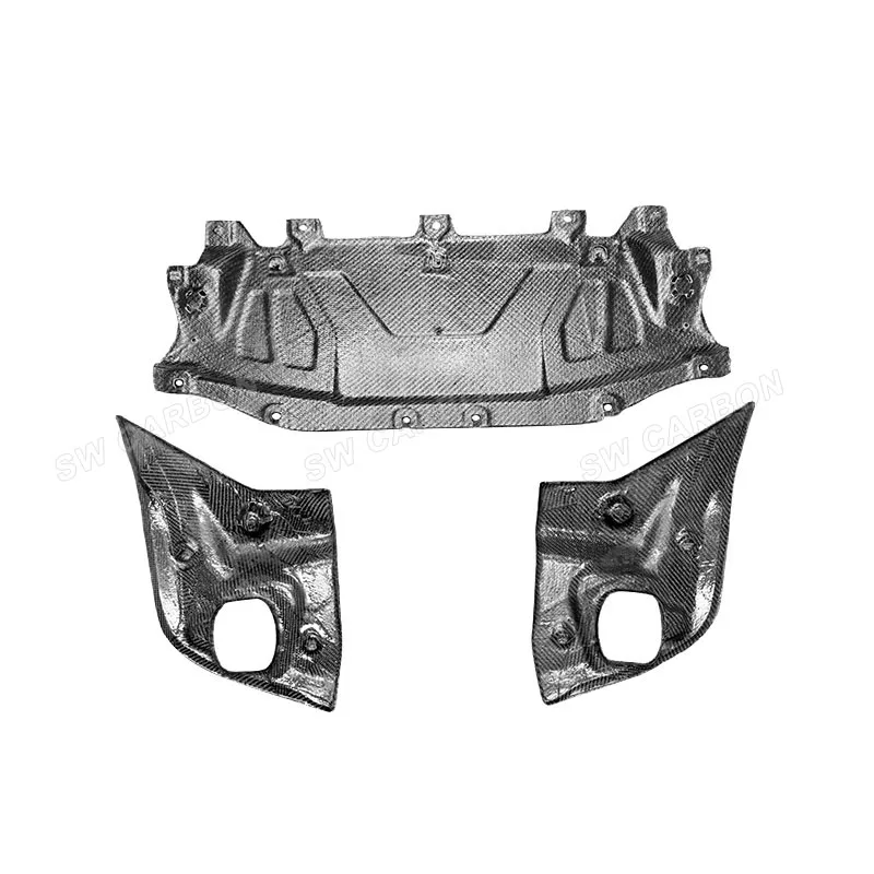 New Carbon Fiber Cooling Panel Radiator Cover Plate for  for Supra MK5 A90 A91 GR Includes Screws Engine Hoods - view 4