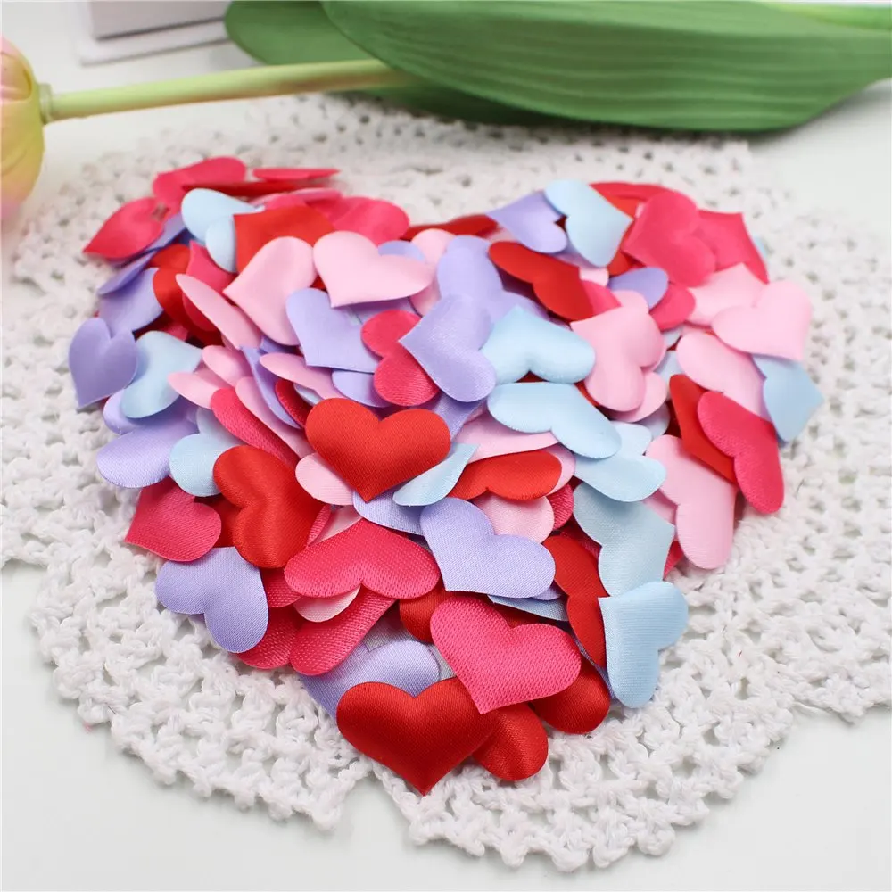 99Pcs Colorful Love Heart Shaped Sponge Throwing Petal For Wedding Decor Handmade Crafts DIY Birthday Wedding Party Supplies