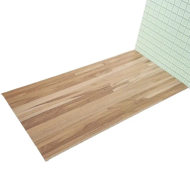 1Pc 1/12 Casa delle bambole in miniatura PVC Simulazione Pavimenti in legno Mini Pavimentazione Piastrelle Casa delle bambole Mobili Decorazione del pavimento della parete Accessorio