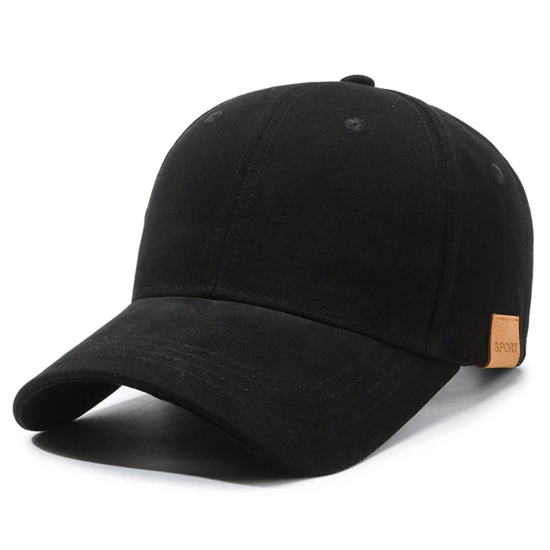 Men's Summer Baseball Caps Big Head Circumference Deepened Cap Breathable Travel Sun Hat Hiking Hat Men's Outdoor Sports Sun Hat