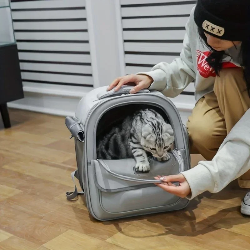 

Transparent 1PC Pet Backpack Outdoor Large Cat Backpack Capsule Breathable Carrying Bag Backpack Cat And Dog Supplies