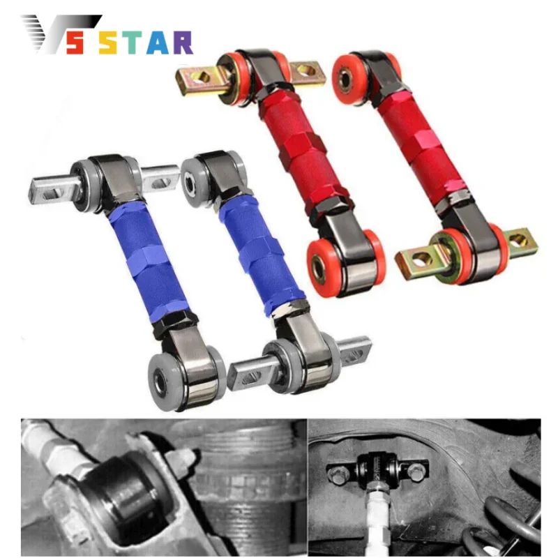 

499605 Racing Adjustable Rear Suspension Upper Camber Control Arm Rod For Honda Civic Hatchback 1988-1991 Std 1992-1995 VX