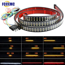 12V 48/60 Inch Car Brake Turn Signal Light LED Warning Lamp Strip for Pickup Truck Rear Tail Running Reverse Double Flash Lights