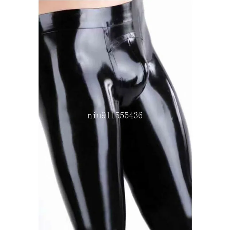 Costume de FjCosplay en Latex pour Homme, Pantalon Sexy Fait à la Main