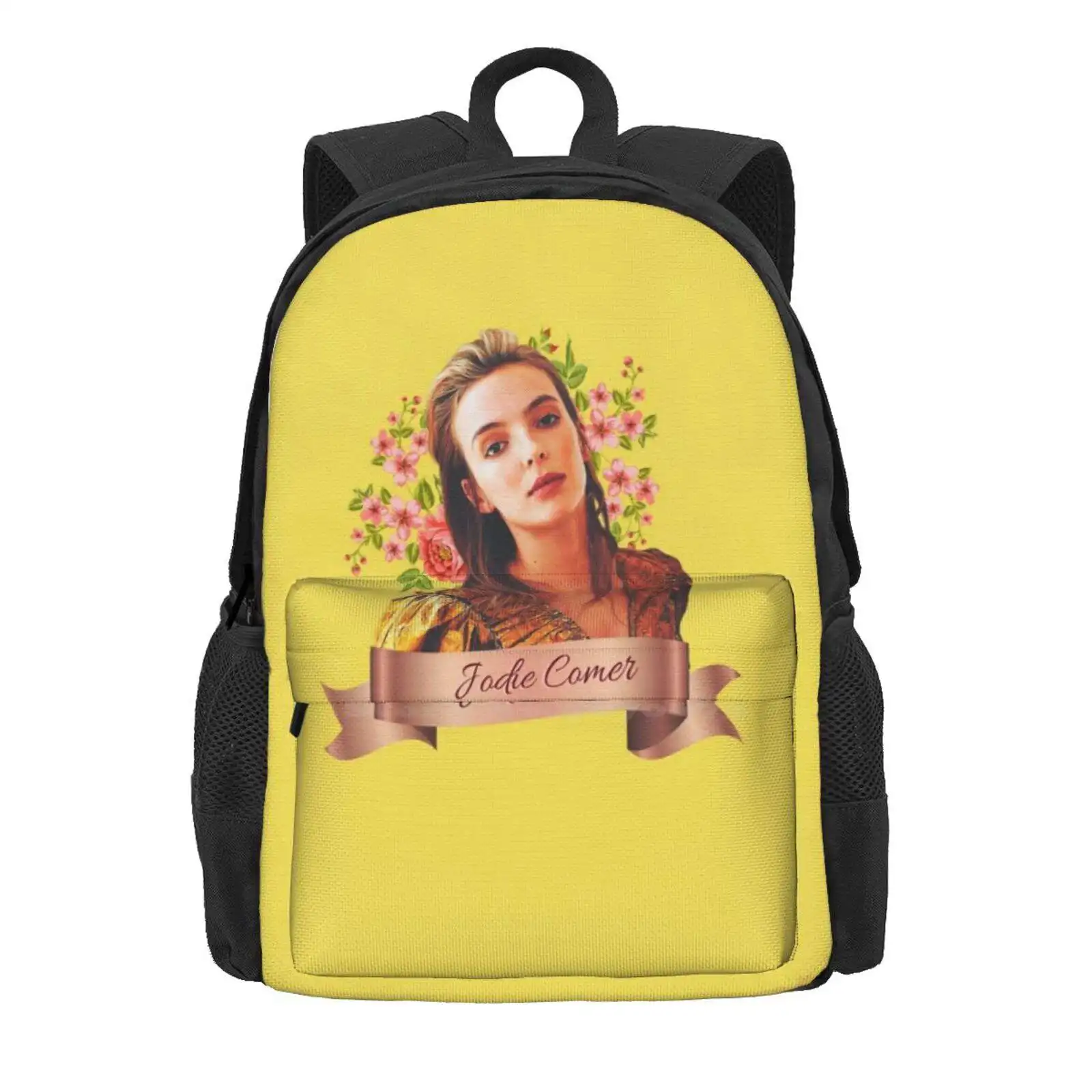 Jodie Comer New Arrivals Unisex Bags Student Bag Backpack Jodie Comer Villanelle Killing Eve