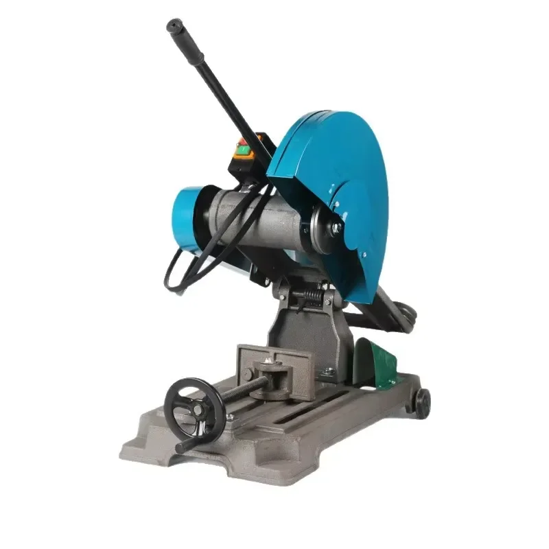 Multifunctional Electric Automatic Metal Cutting Saw for Various Metals with Wheels Installed