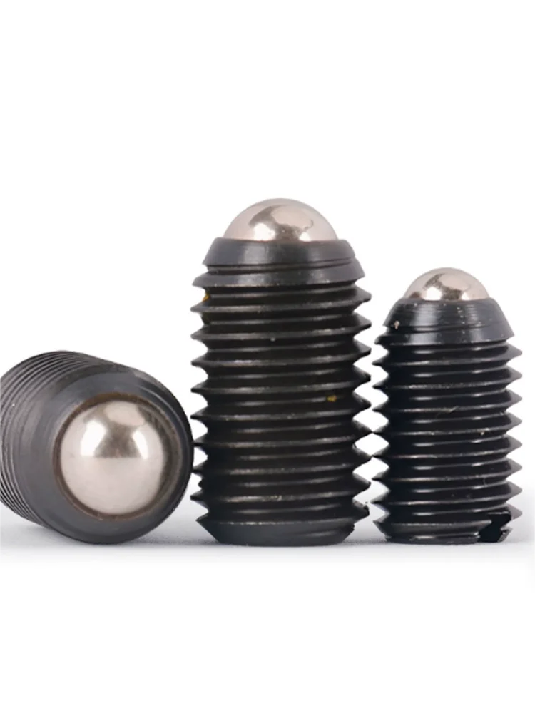 3000pcs M5x12mm 12.9 Grade Slotted Spring Ball Plunger Grub Point Set Screw Bolt