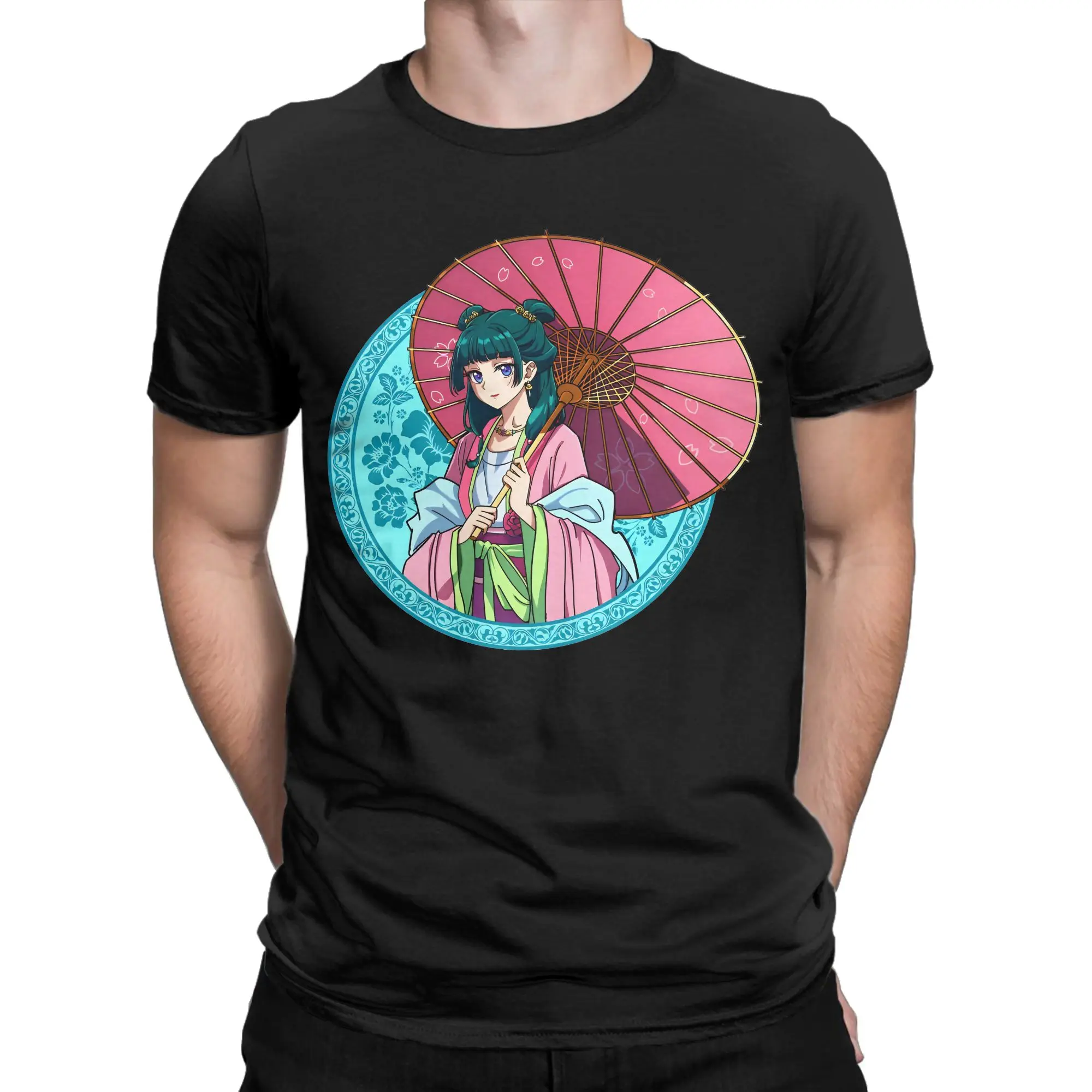 Kusuriya no Hitorigoto Anime T Shirt Men Cotton Tops Funny The Apothecary Diaries Round Neck Short Sleeve