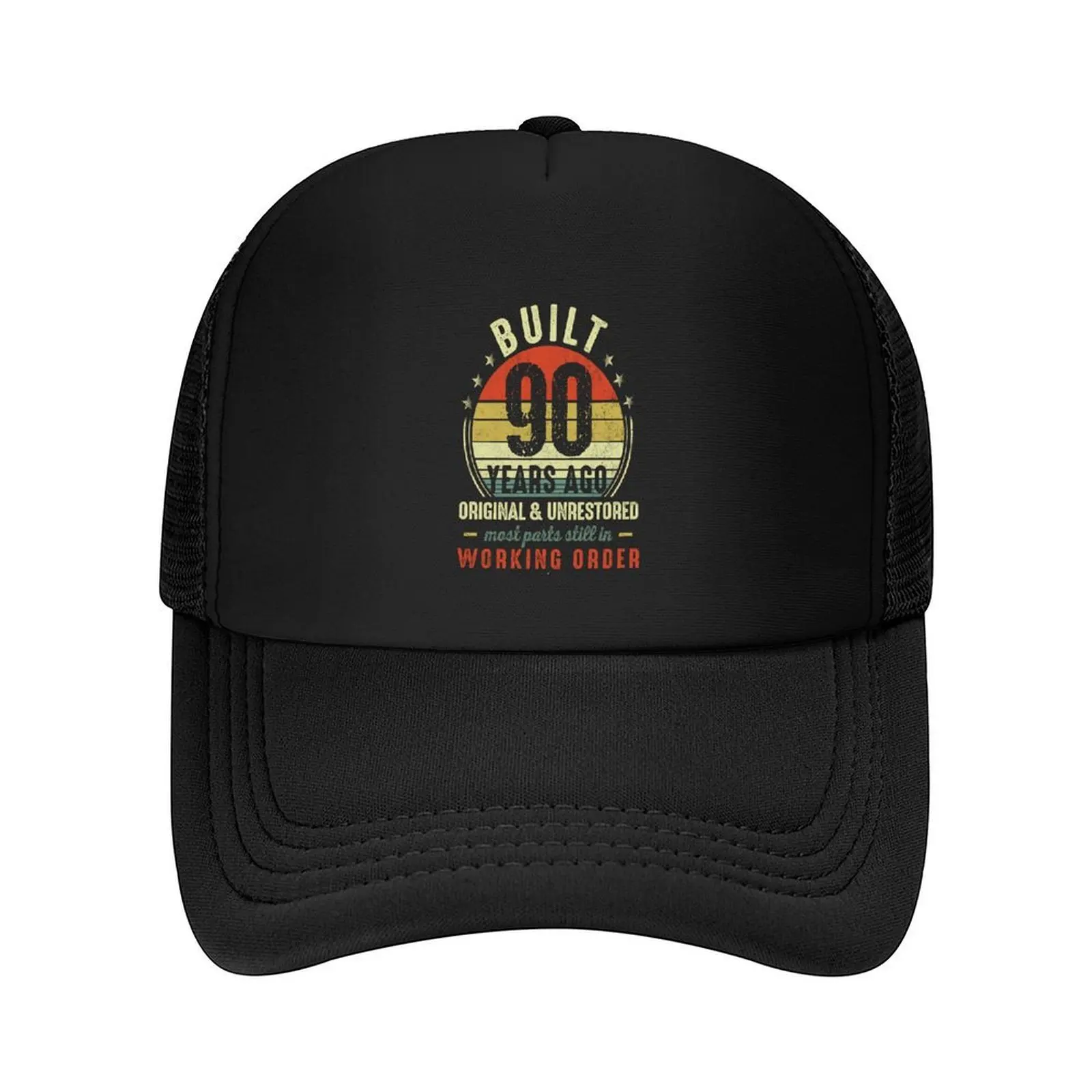 

Built 90 Years Ago - All Parts Original Gifts 90th Birthday Baseball Cap Golf Wear fishing caps man black Caps For Women Men's