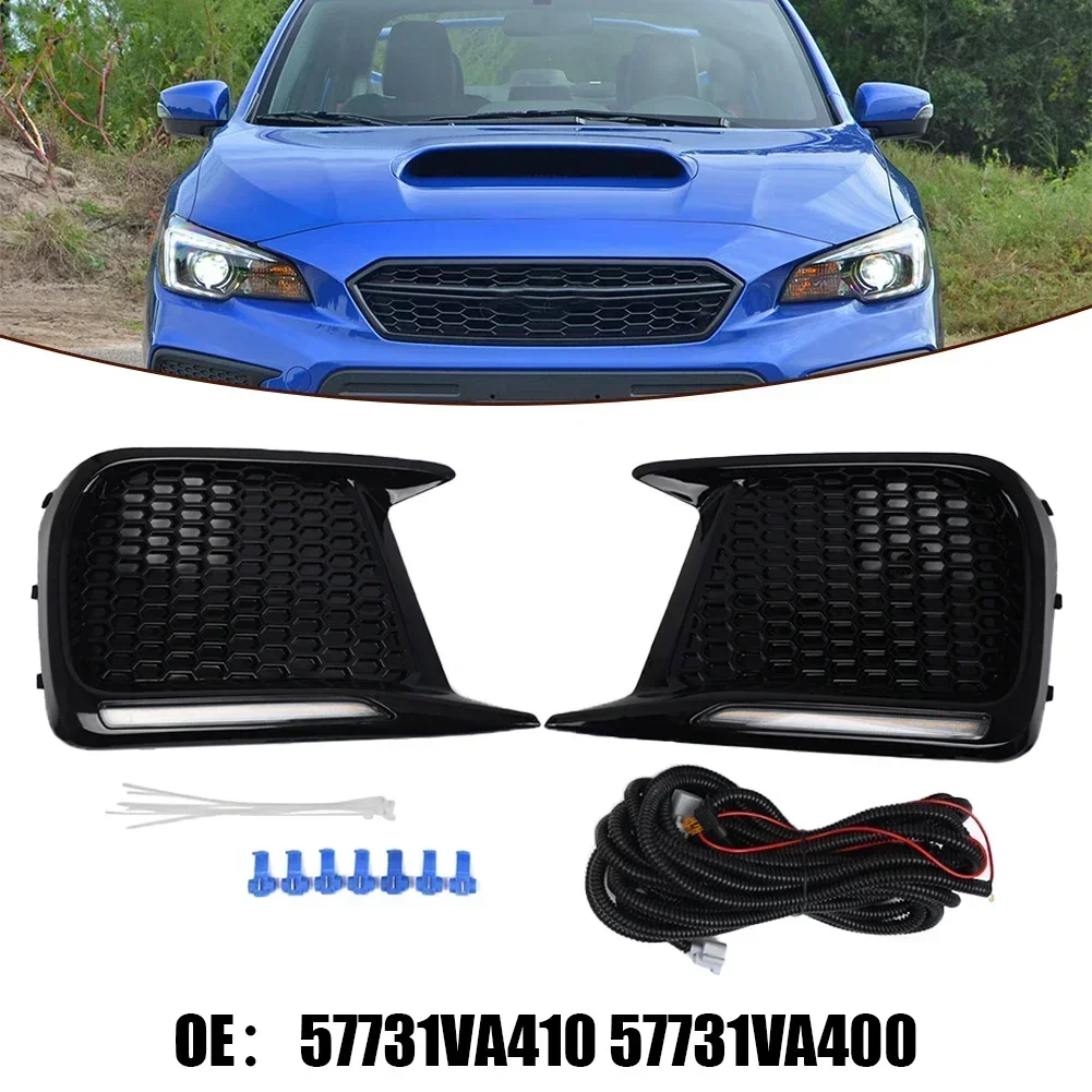 

LED Daytime Running Lights Fog Bezel DRL Kit High-quality For 2018-2021 57731VA410 Direct Installation Car Accessories