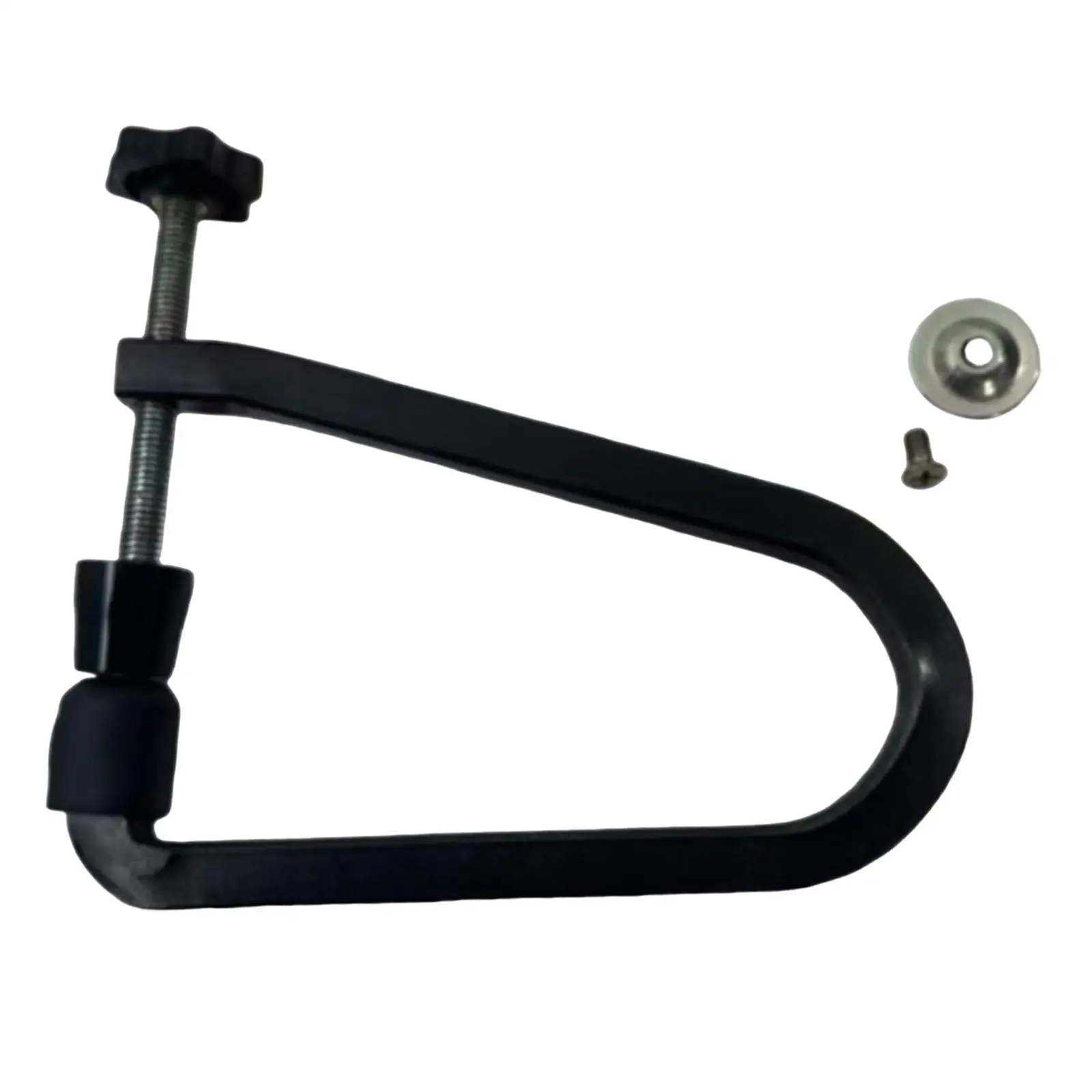 

Chrome Acoustic Guitar Bridge Clamp Portable Quick Fastening Sturdy Repair Tool for Bridge Installation and Music Shop Accessory