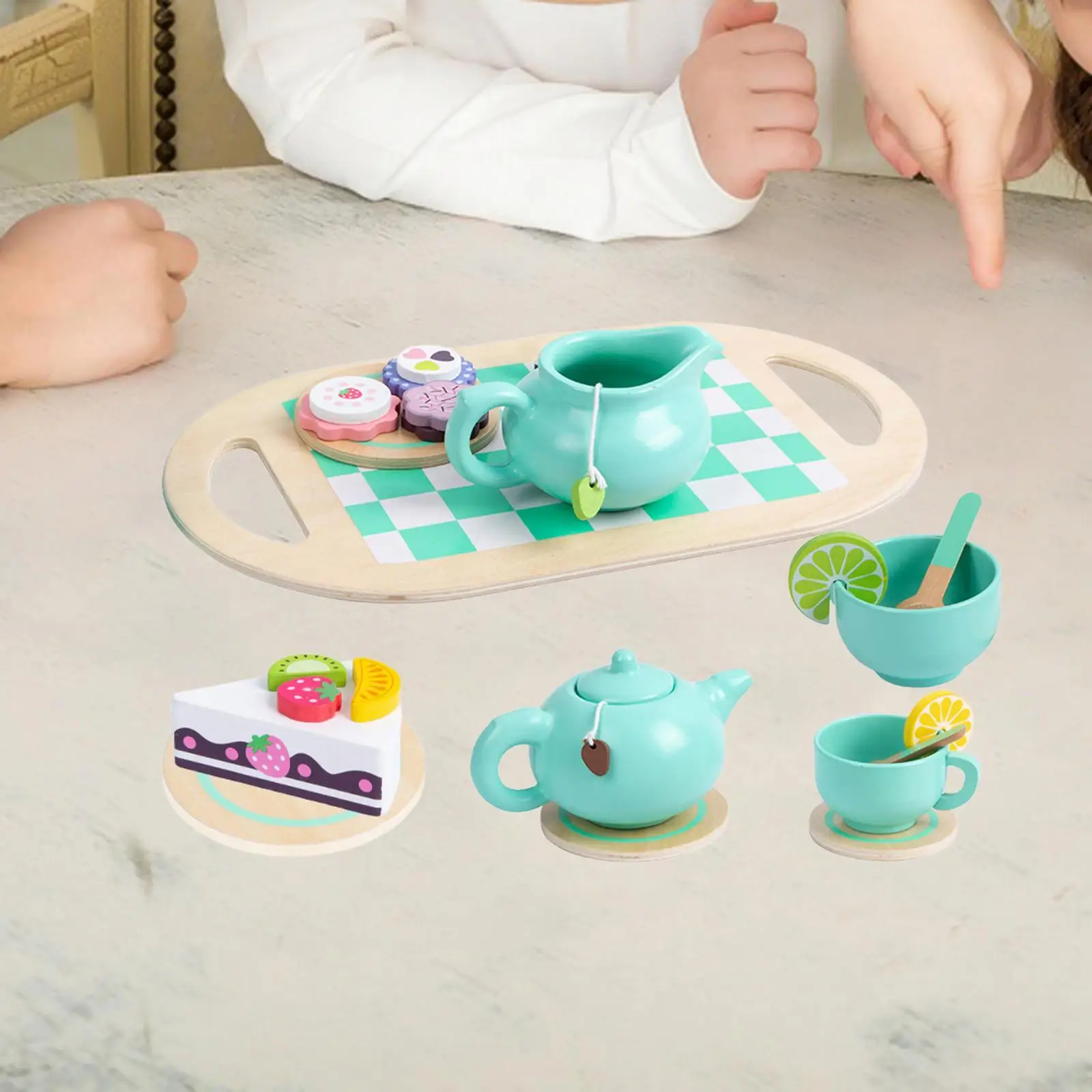 Tea Party-Jouet Sensoriel pour Enfant de 3, 4 et 5 Ans, Style Britannique