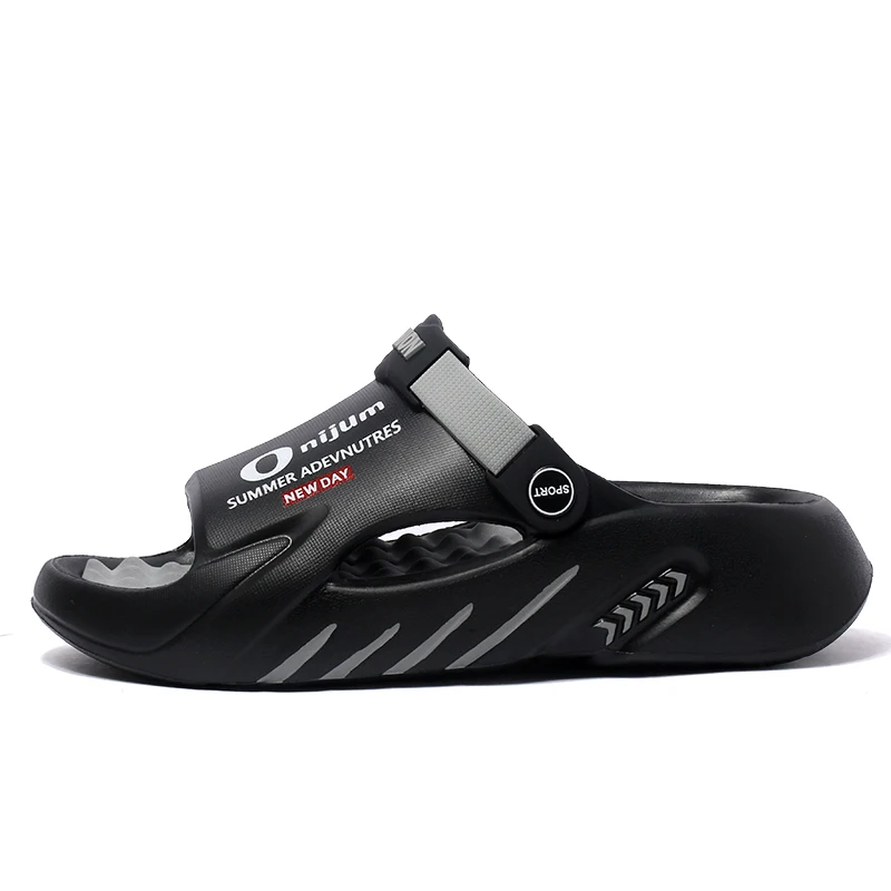 Mode Neue Männer Hausschuhe Indoor Outdoor Strand Sandalen Casual Schuhe Komfortable Massage Sohle Rutschen männer Sandalen Große Größe 46 47 – Detail 3