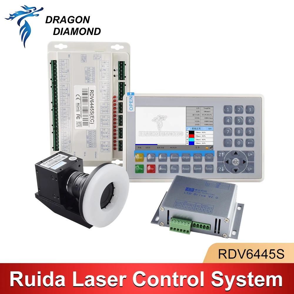 

Standard Set Ruida RDV6445G CCD Visual RDVision Laser Control System for Laser Cutting Engraving Machine