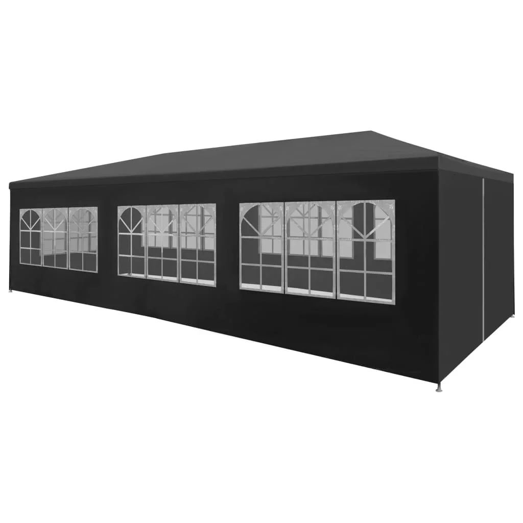 Vidaxl Anthracite Party Tent 3X9 M Outdoor Products Sunshade And Rainproof Outdoor Decoration