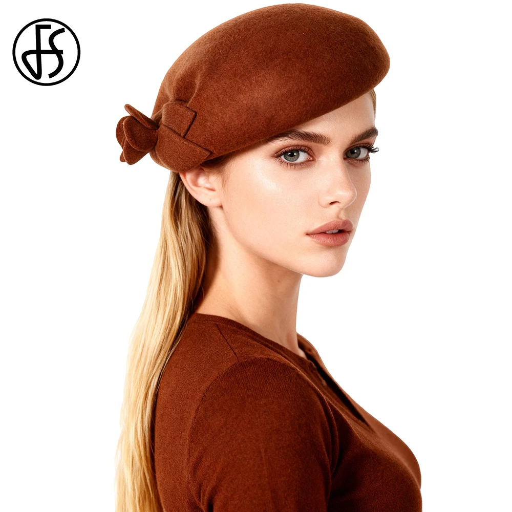 fs-blue-camel-wool-french-beret-caps-for-women-luxury-fascinator-hats-vintage-tea-party-pillbox-hat-with-flower-chapeau-femme