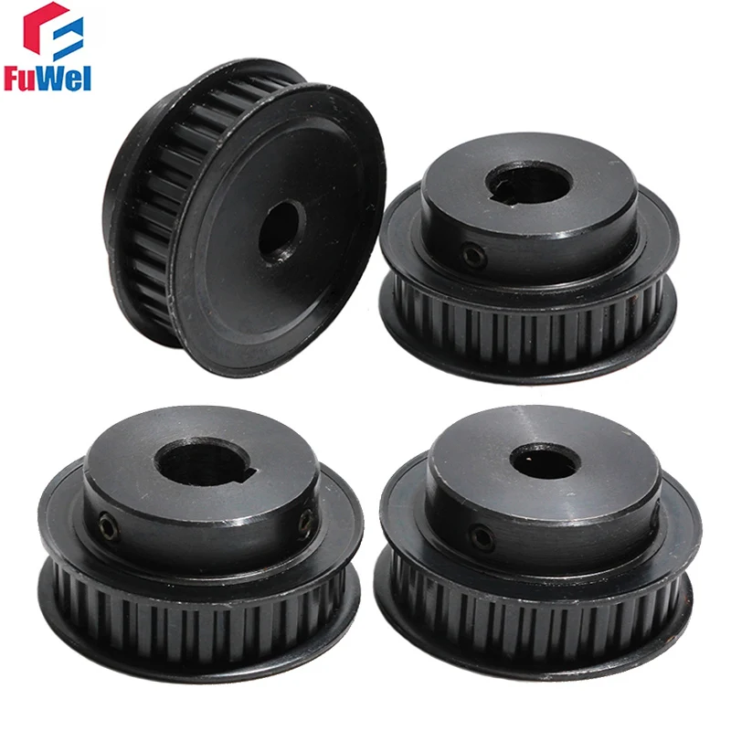 Belt Width 11/14mm Timing Pulleys Keyway Bore  XL40T Timing Pulley Black Steel Synchronous Wheels Bore 8-30mm