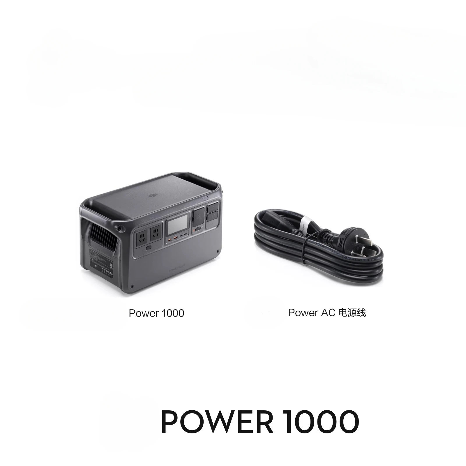 

D-JI Outdoor Mobile Power 220V Large Capacity Camping Outdoor Vehicle Emergency Energy Storage Dr one Charging Power 1000