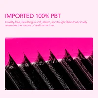TDANCE U-shaped 3D 4D 5D Single Length 8-15MM Eyelash Extension Handmade Soft New Style U Shape W Bloom Lightweight Eyelashes 5
