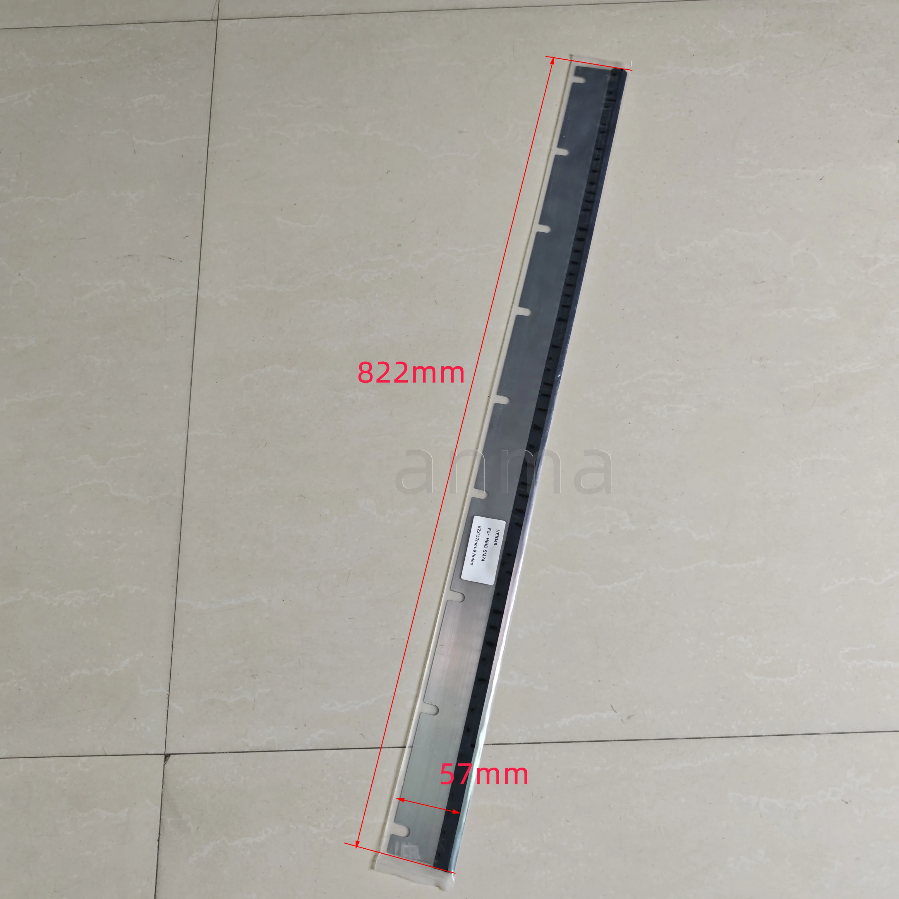 

Набор из 5 лезвий для машинной мойки SM74, длина 822 мм, ширина 57 мм, 9 отверстий, чистящие лезвия
