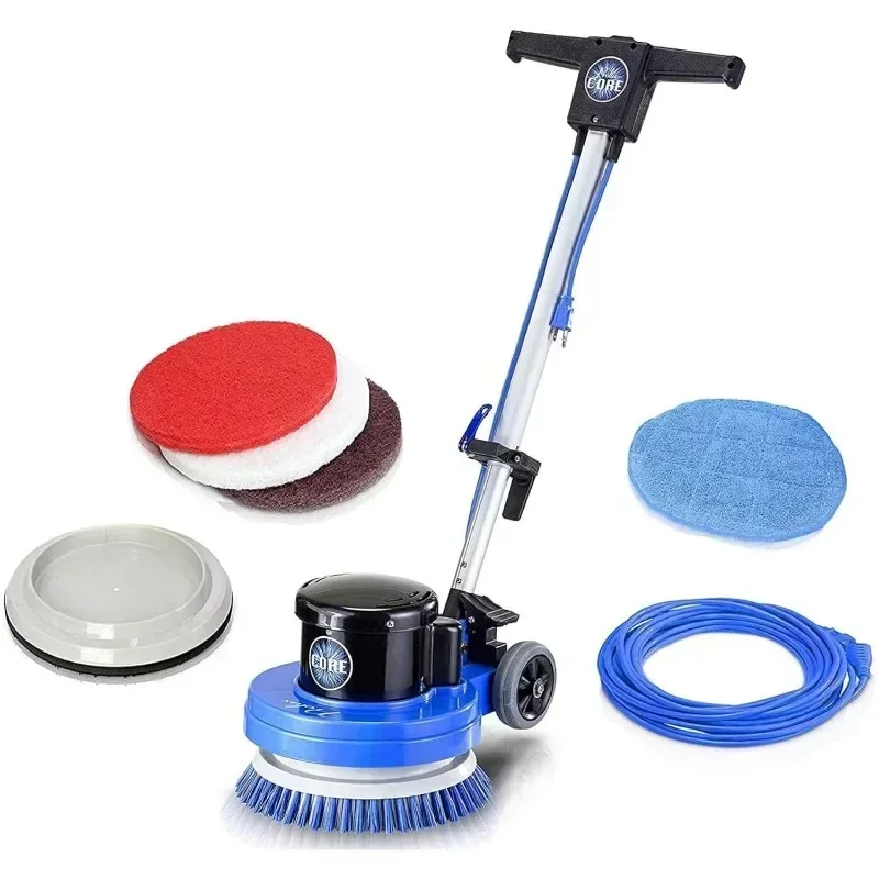 Prolux Core 13 inch Electric Floor Buffer Scrubber and Polisher Machine - All Floor Surfaces Cleaning Appliances