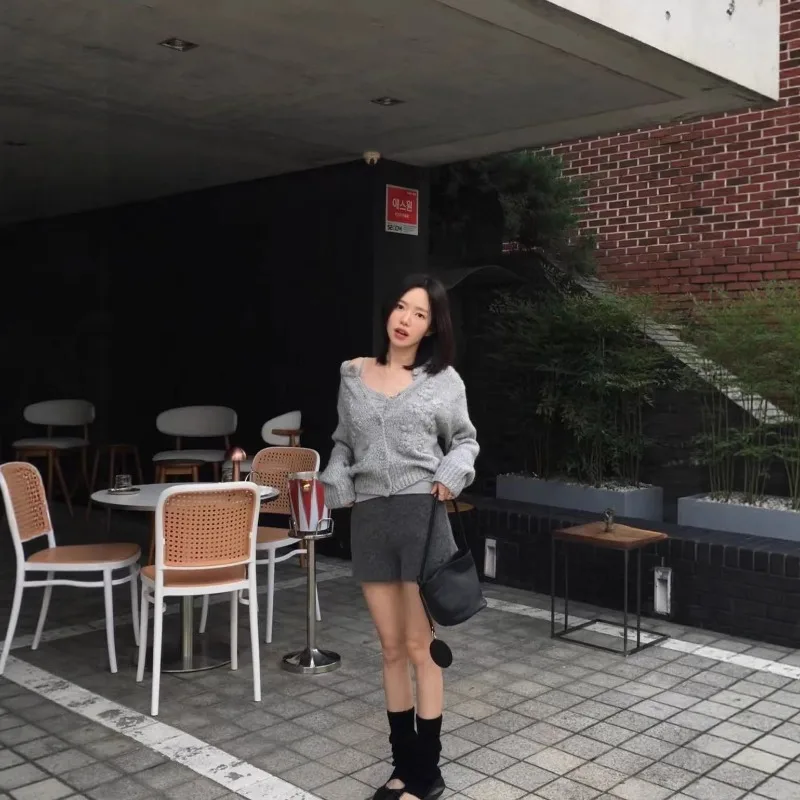 سترة صوفية محبوكة مطرزة يدويًا نقية على شكل نجمة، سترة صوفية صغيرة، ربيع وخريف 2026 #4