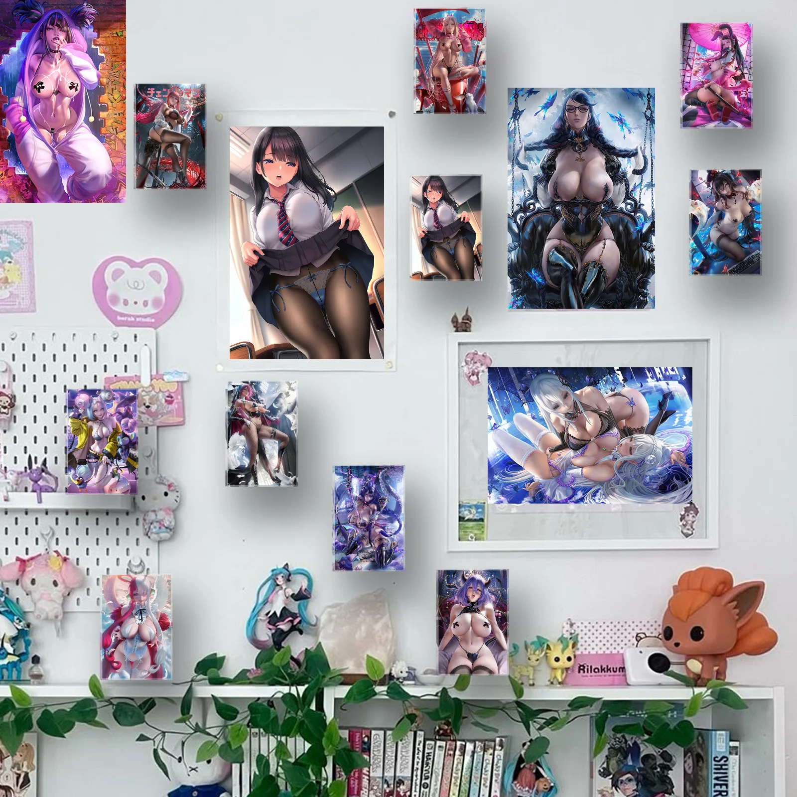 مثير JK Waifu جوارب طويلة أنيمي فتاة كتلة الاكريليك ، تلميذة الفن الوقوف ، مخصص تحصيل مكتب ديكور ، Otaku هدية