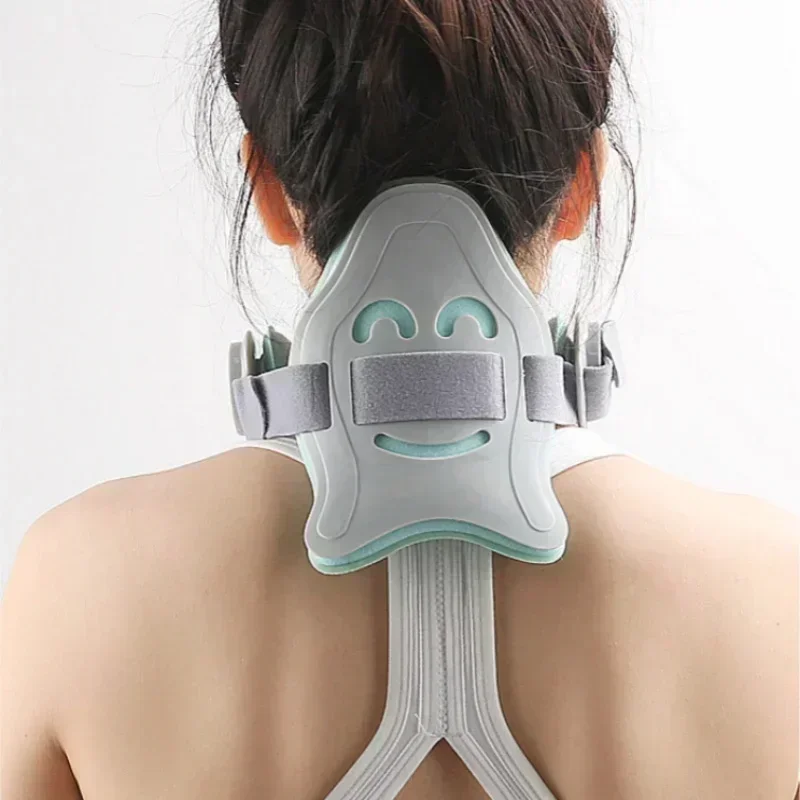 Adjustable Cervical Traction Device Posture Corrector Cervical Collar Neck Braces Support Stretcher Spine Protector Pain Relief