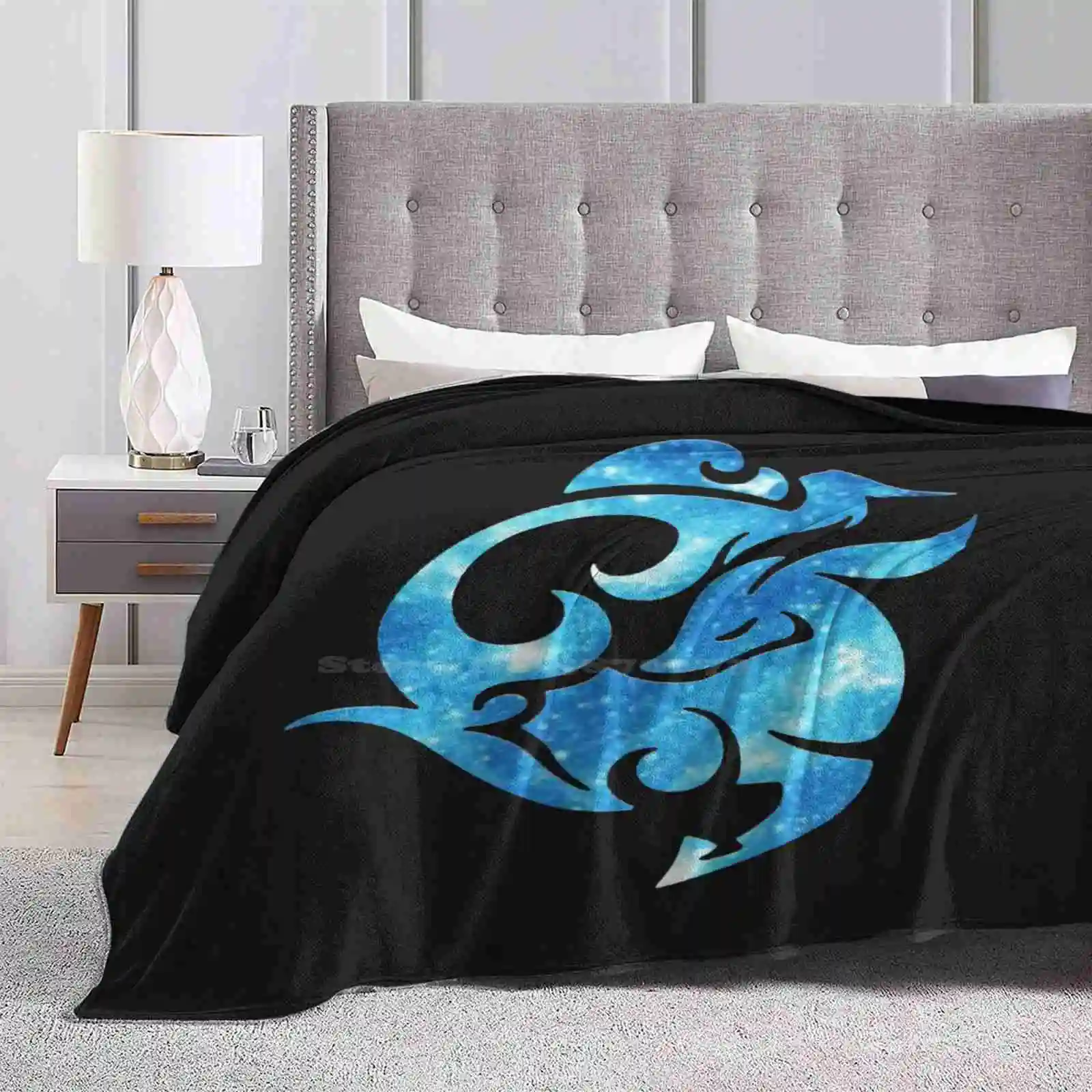 Ganyu Constellation-Genshin Impact Trend Style Funny Fashion Soft Throw Blanket Ganyu Genshin Impact Ganyu Constellation