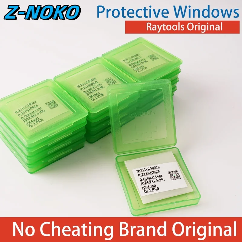 Imagem -02 - Z-nokoriginal Raytools Laser Protective Windows 27.9x4.1 211lcg0037 Lente de Proteção Óptica 24.9x1.5 Peças de Máquinas de Corte de Fibra