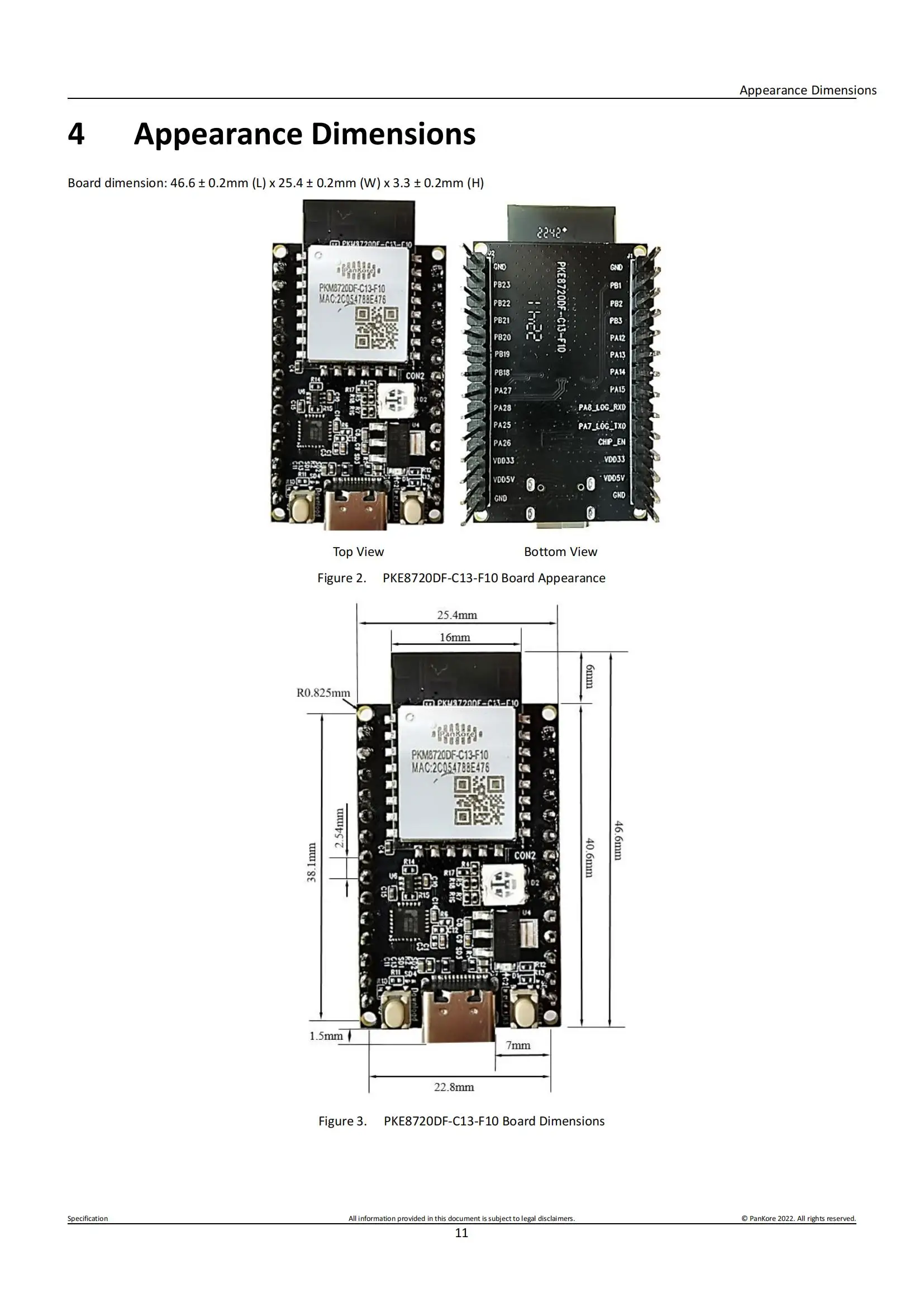 Rtl8720df Entwicklungs platine Dualband Wi-Fi Low Power Ble 5,0 PKE8720DF-C13 Bord antenne – Detail 11
