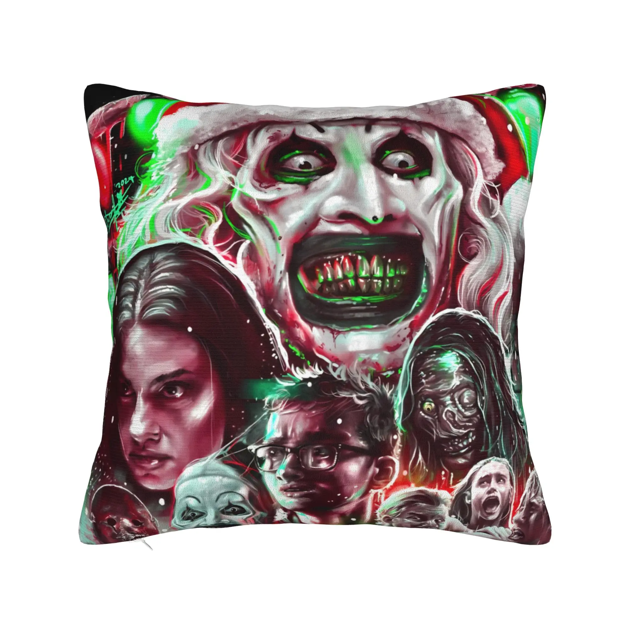 Pillow Cover Terrifier Movie  Kawaii Pillow Case For Living Room Chair Pillowcases